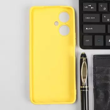 Чехол Red Line Ultimate, для телефона Tecno Camon 19, силиконовый, желтый