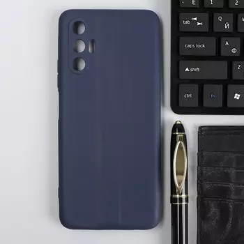 Чехол Red Line Ultimate, для телефона Tecno Pova 3, силиконовый, синий