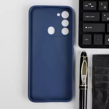 Чехол Red Line Ultimate, для телефона Tecno Spark GO 2022, силиконовый, синий