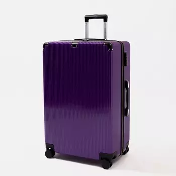 Чемодан большой 28", кодовый замок, цвет фиолетовый