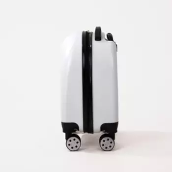 Чемодан детский 30 л (S) HappyAnt, отдел на молнии, цвет белый