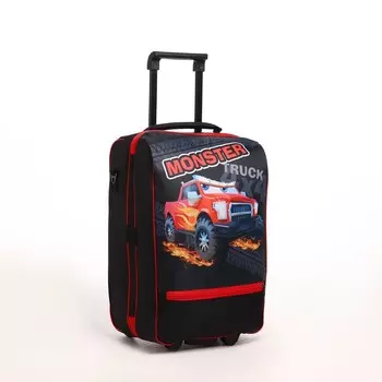 Чемодан детский малый 20", цвет чёрный