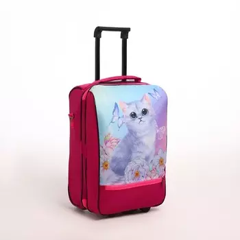 Чемодан детский малый 20", цвет розовый