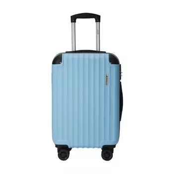 Чемодан Fusion FTS-1001-M, пластик, 67х44 см, 60 л, цвет голубой