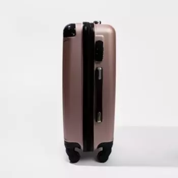 Чемодан малый 20", кодовый замок, цвет пудра