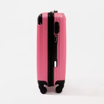 Чемодан малый 20", кодовый замок, цвет розовый