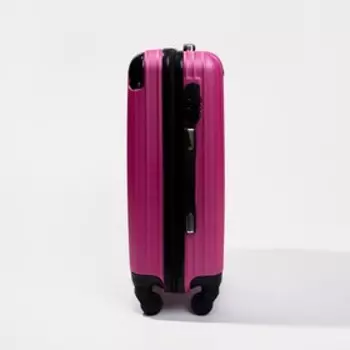 Чемодан малый 20", кодовый замок, цвет розовый