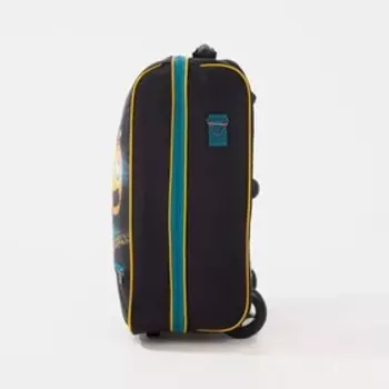 Чемодан детский 32 л (S), Sacvoyage, отдел на молнии, цвет оранжевый/чёрный