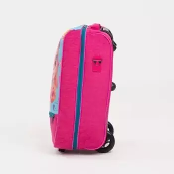 Чемодан на молнии малый 18", цвет розовый
