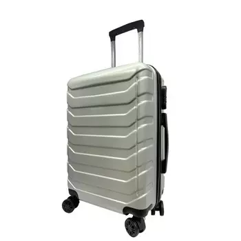 Чемодан National NLT107, M, серебро