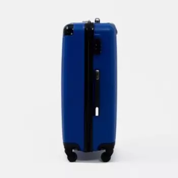 Чемодан средний 24", кодовый замок, цвет синий