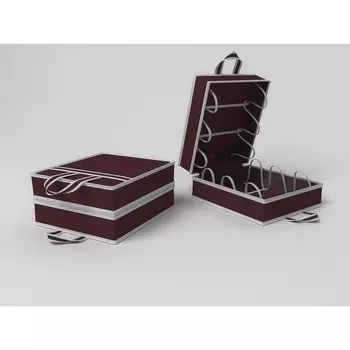 Чемоданчик для хранения обуви, на 6 пар, 35х40х20 см