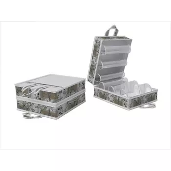 Чемоданчик для хранения обуви на 6 пар, 35х40х20 см