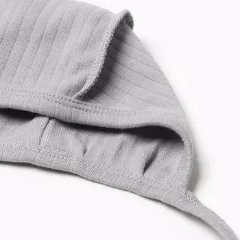 Чепчик детский, цвет серый, рост 56 (размер 36)