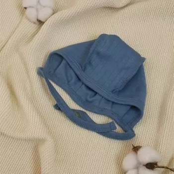 Чепчик детский, цвет синий, рост 56 (размер 36)