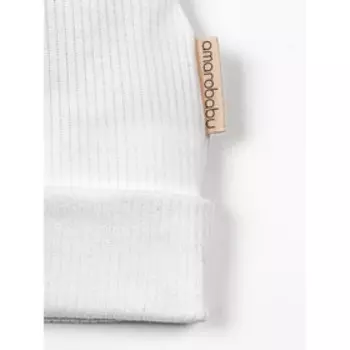 Чепчик детский Fashion bunny, размер 38-40 см, цвет молочный