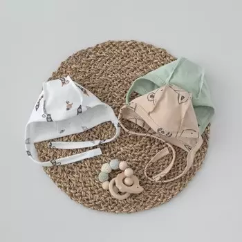 Чепчик детский KinDerLitto «Крошки-горошки», рост 62-68 см, 3 шт