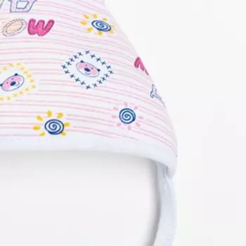 Чепчик для девочки, цвет микс, размер 26