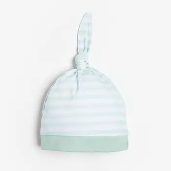 Чепчик (шапочка) детская, цвет белый/полоска, размер 44