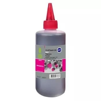 Чернила Cactus CS-EPT6643-250 T6643, для Epson L100/L110/L120/L132/L200, 250мл, пурпурные