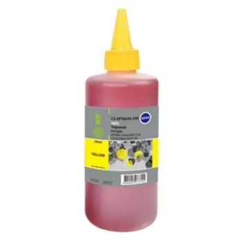 Чернила Cactus CS-EPT6644-250 T6644, для Epson L100/L110/L120/L132/L200/L210, 250мл, жёлтые 939470