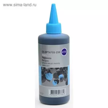 Чернила Cactus CS-EPT6735-250 светло-голубой250мл для Epson