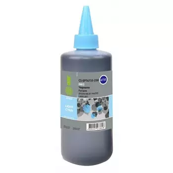 Чернила Cactus CS-EPT6735-250 T6735, для Epson L800/L810/L850/L1800, 250мл, светло-голубые