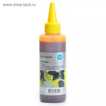 Чернила Cactus CS-I-CC643Y желтый 100мл для HP DJ