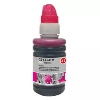 Чернила Cactus CS-I-CL41M, для Canon Pixma MP150/MP160/MP170/MP180/MP210, 100мл, пурпурные