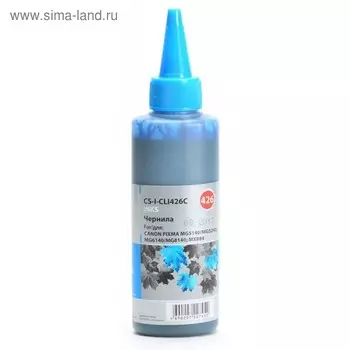 Чернила Cactus CS-I-CLI426C голубой 100мл для Canon Pixma