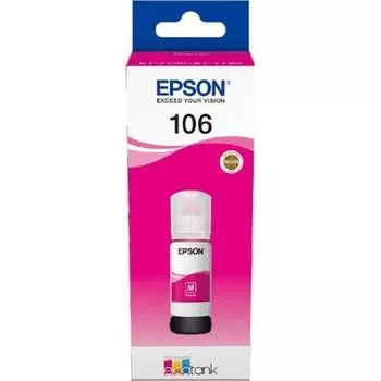 Чернила Epson 106M C13T00R340 пурпурный для Epson L7160/7180 (70мл)
