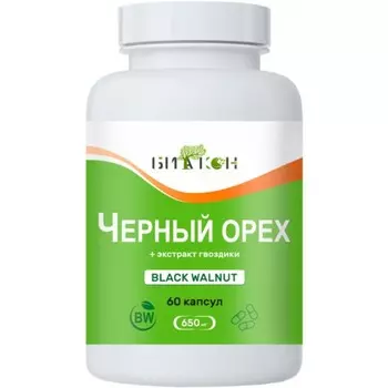 Черный орех, 60 капсул