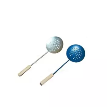 Черпак с металлической ручкой диам 140 (цинк)