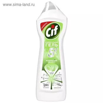 Чистящий гель Cif «Бодрящий цитрус», универсальный, 750 мл