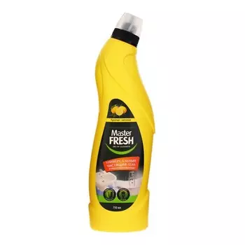 Чистящий гель - концентрант Master FRESH Лимон, 750 мл