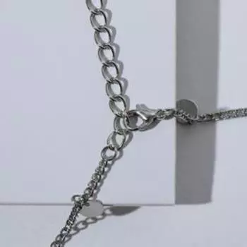 Чокер «Металлика» диски, цвет серебро, L=30 см