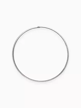 Чокер «Обруч», цвет серебро