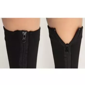 Чулки утягивающие, S-M р-р, пара, цвет чёрный