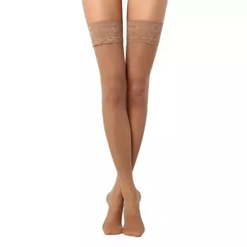 Чулки женские Flirt, размер 3/4, цвет melone