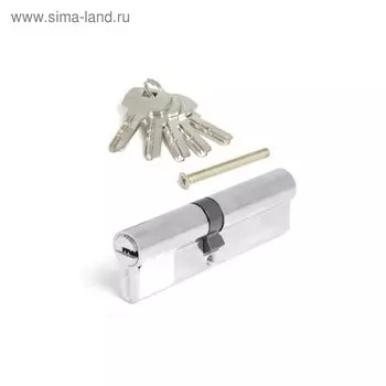 Цилиндровый механизм Apecs SM-100(35C/65)-C-NI, ключ-вертушка, перфорированный, цвет никель