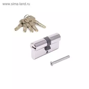 Цилиндровый механизм "Апекс" SM-60-NI перф. кл/кл., цвет никель