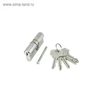 Цилиндровый механизм Димитровград "Зенит" МЦ 1-5-70, д/врезных замков, 5 ключей, цвет цинк