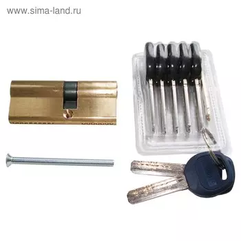 Цилиндровый механизм MARLOK с монтажными ключами, 95 мм (32.5х62.5 мм) 5+2 кл. латунь