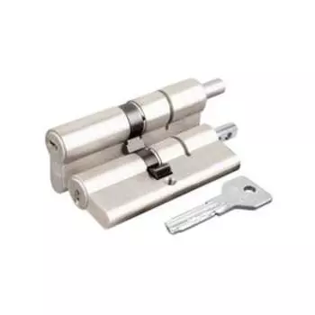 Цилиндровый механизм под вертушку Cisa ASIX OE302-43.12, 100 мм,40.10.50, цвет никель