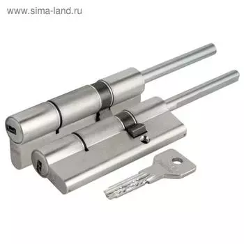 Цилиндровый механизм под вертушку Cisa ASIX OE307-88.12, 100 мм,65.10.25, цвет никель