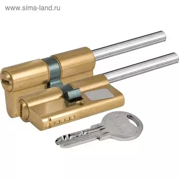 Цилиндровый механизм под вертушку KALE 164 SX/71, 35х10х26 мм, 5 ключей, цвет латунь