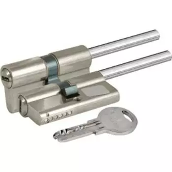 Цилиндровый механизм под вертушку KALE 164 SX/86, 50х10х26 мм, 5 ключей, цвет никель