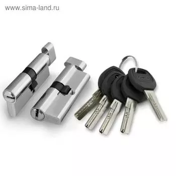 Цилиндровый механизм с вертушкой A202/90 мм, 50+10+30, SN, 5 кл., цвет матовый никель