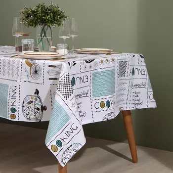 Скатерть Доляна Cooking 137*180 см, 140гр/м2