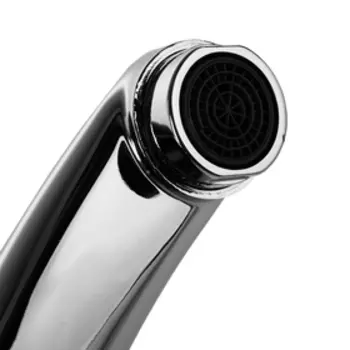 Cмеситель для кухни Accoona A4242, однорычажный, с гайкой, силумин, хром